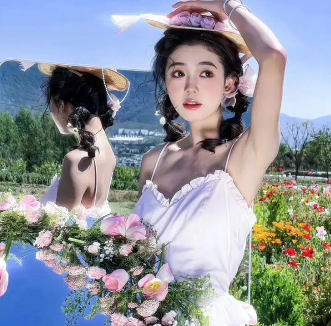 接近无限的白
